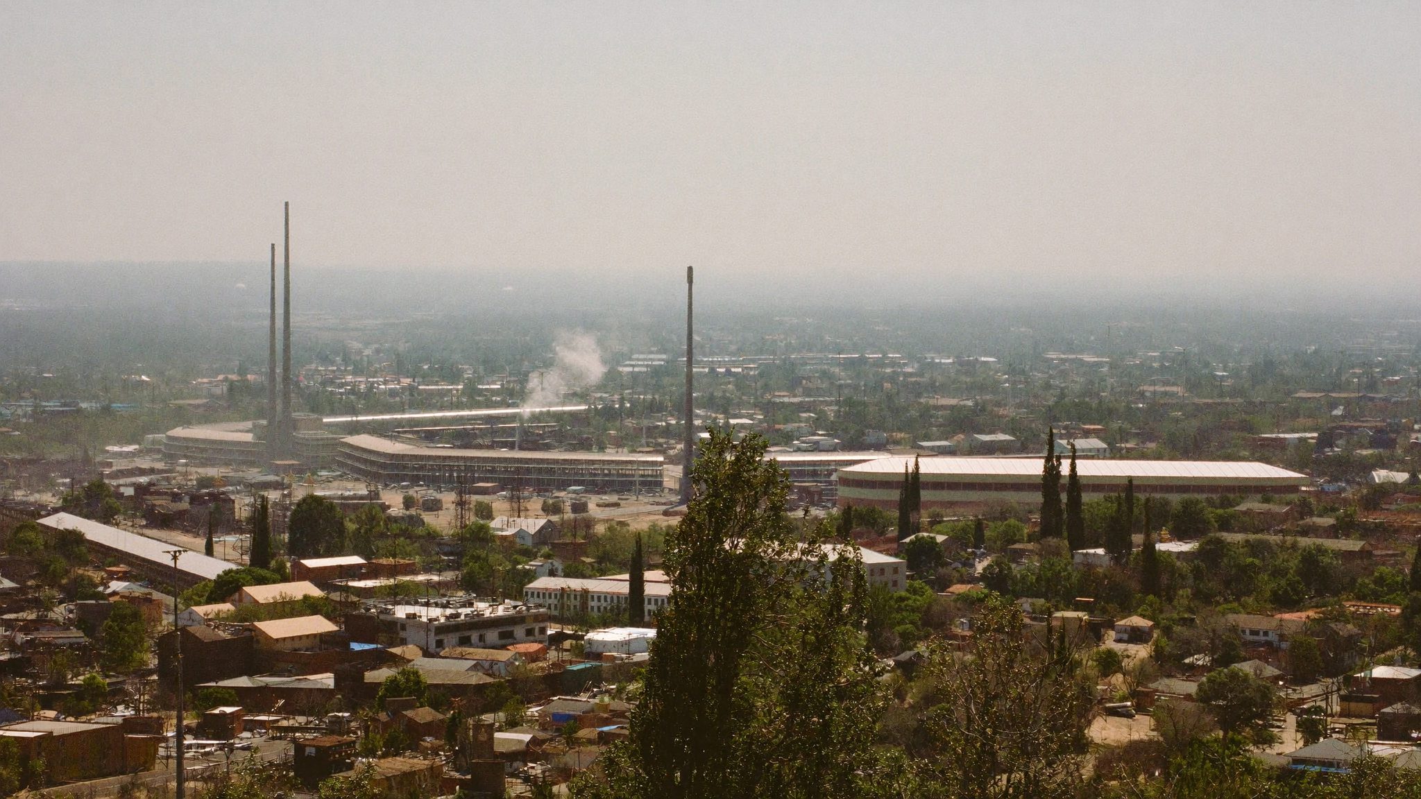 Witbank industrial cityscape on the Mpumalanga Highveld